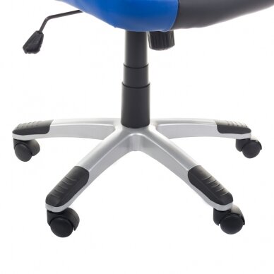 Biuro ir kompiuterinių žaidimų kėdė RACER CorpoComfort BX-6923, juodai - mėlynos spalvos 5