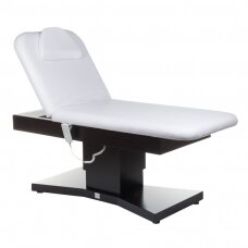 Profesionalus elektrinis gultas-lova masažo bei kosmetologinėms procedūroms BD-8263, tamsaus medžio spalvos