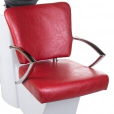 Professional hairdresser head wash LIVIO BH-8012, red color