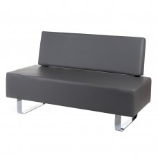 Профессиональный диван ожидания для салона красоты Messina BD-6713, серого цвета