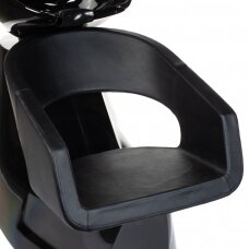 Professional sink for hairdressers and barber PAOLO BH-8031, black color