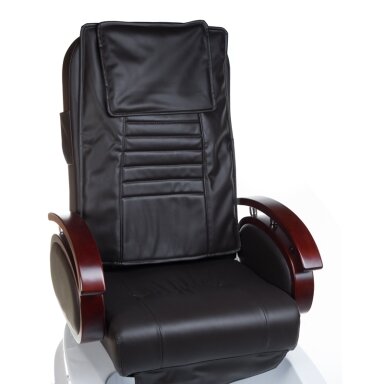 Professional electric podiatry chair for pedicure procedures with massage function BR-2307, brown color Professional electric podiatry chair for pedicure procedures with massage function BR-2307, brown color