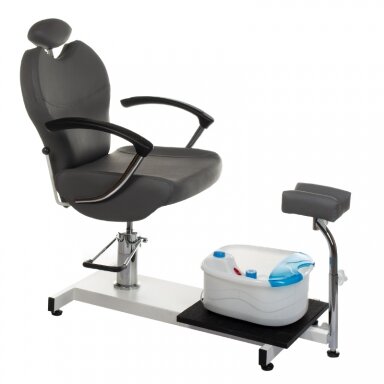 Professional hydraulic reclining pedicure chair BR-2301, gray color Professional hydraulic reclining pedicure chair BR-2301, gray color