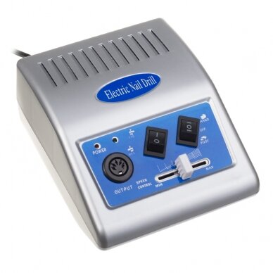 Professional electric nail cutter for manicure work JD500 (10w), grey - blue color 1