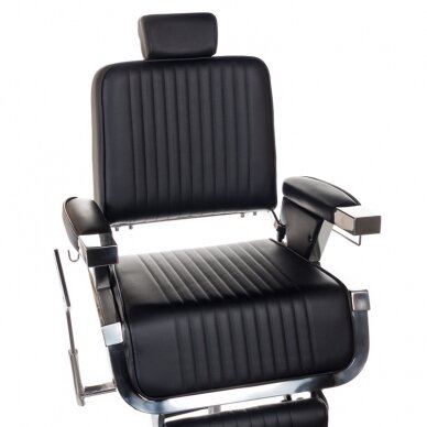 Профессиональное барберское кресло для парикмахерских и салонов красоты LUMBER BH-31823, черного цвета 1