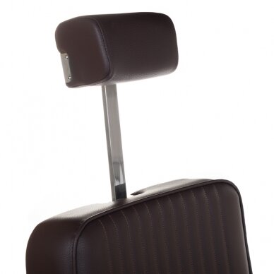Профессиональное барберское кресло для парикмахерских и салонов красоты LUMBER BH-31823, коричневого цвета 2