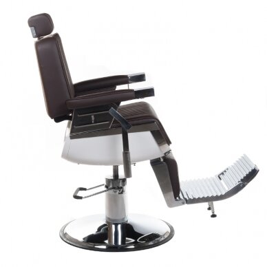Профессиональное барберское кресло для парикмахерских и салонов красоты LUMBER BH-31823, коричневого цвета 4