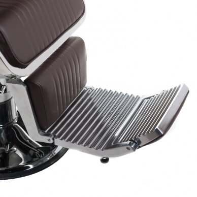 Профессиональное барберское кресло для парикмахерских и салонов красоты LUMBER BH-31823, коричневого цвета 6