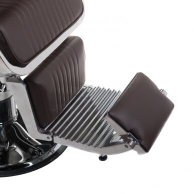 Профессиональное барберское кресло для парикмахерских и салонов красоты LUMBER BH-31823, коричневого цвета 7