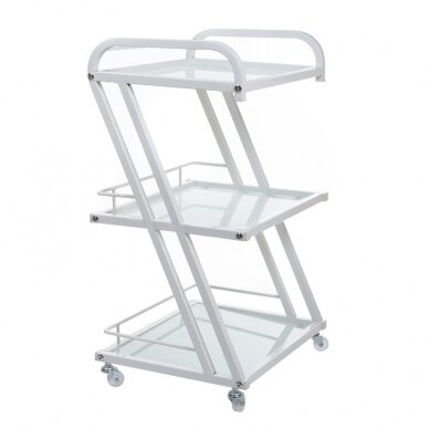 Professional treatment trolley for cosmetologists BD-6005, white color 1