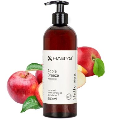 HABYS DAILY SPA massage oil with apple scent 6