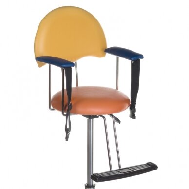 Детское парикмахерское кресло BCH-609, желтого цвета 1