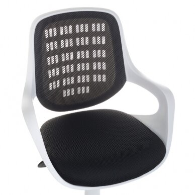 Registratūros, biuro kėdė CorpoComfort BX-4325, juodos spalvos 1