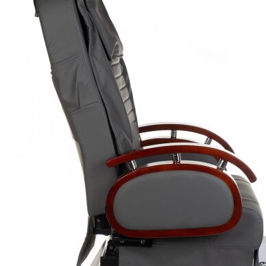 Профессиональный электрический ортопедический стул для процедур педикюра с функцией массажа BR-3820D, серого цвета 3