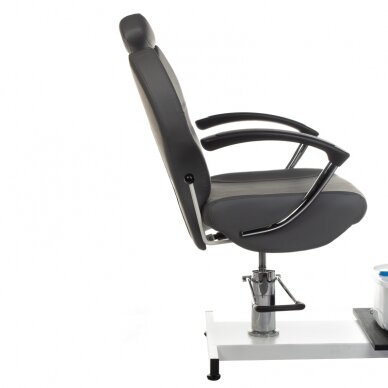 Professional hydraulic reclining pedicure chair BR-2301, gray color 6