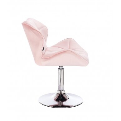 Beauty salons and beauticians stool HR111N pink vellum 2 Beauty salons and beauticians stool HR111N pink vellum 2
