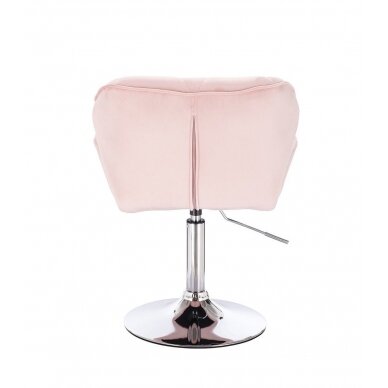 Beauty salons and beauticians stool HR111N pink vellum 3 Beauty salons and beauticians stool HR111N pink vellum 3