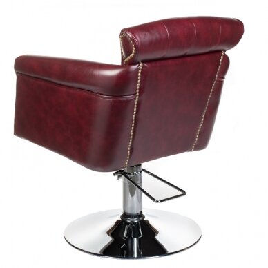 Professional hairdressing chair ALBERTO BH-8038, bordo color 3 Professional hairdressing chair ALBERTO BH-8038, bordo color 3