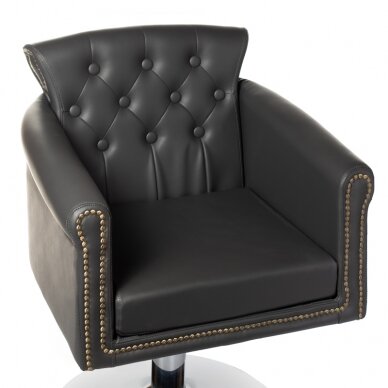 Профессиональное парикмахерское кресло ALBERTO BH-8038, серого цвета 1