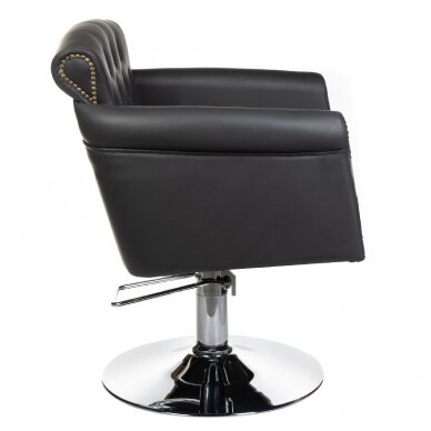 Professional hairdressing chair ALBERTO BH-8038, grey color 2