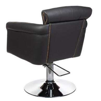 Профессиональное парикмахерское кресло ALBERTO BH-8038, серого цвета 3