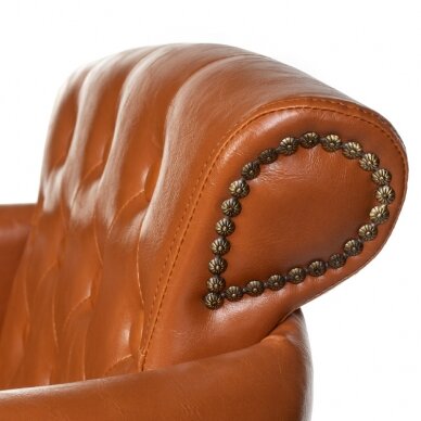 Professional hairdressing chair ALBERTO BH-8038, light brown color 5 Professional hairdressing chair ALBERTO BH-8038, light brown color 5