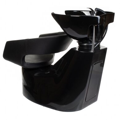 Professional sink for hairdressers and barber PAOLO BH-8031, black color 4