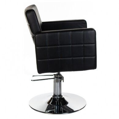 Профессиональный парикмахерский стул Ernesto BM-6302, черного цвета 2