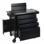 Professional trolley for tattoo and permanent make-up artists MATTI INKOO, black color
