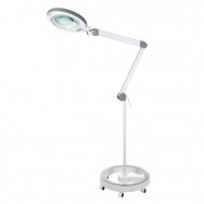 Профессиональная косметологическая лампа лупа BSL-05 LED 12W на подставке, белого цвета