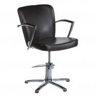 Professional hairdressing chair LIVIO BH-8173, brown color
