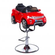 Профессиональный детский стул для парикмахерской Range Rover car, красного цвета