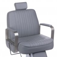 Professional barbers and beauty salons haircut chair HOMER BH-31237, grey color