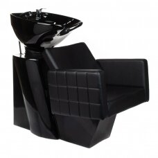 Professional hairdresser sink for beauty salons Ernesto BM-32969, black color