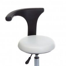 Professional master chair for beauticians and beauty salons BD-Y915, white color