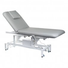Profesionalus elektrinis masažo stalas BD-8230, pilkos spalvos