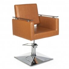 Professional hairdressing chair BH-6333, brown color