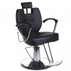 Профессиональное барберское кресло для парикмахерских и салонов красоты HEKTOR BH-3208, черного цвета