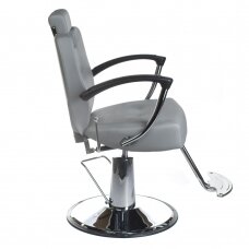 Профессиональное барберское кресло для парикмахерских и салонов красоты HEKTOR BH-3208, серого цвета