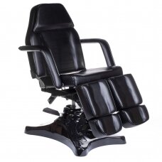 Профессиональное кресло-кушетка для процедур педикюра BD-8243, черного цвета
