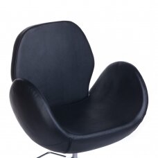 Профессиональное барберское кресло для парикмахерских и салонов красоты ALTO BH-6952, черного цвета
