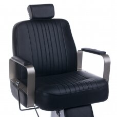 Профессиональное барберское кресло для парикмахерских и салонов красоты HOMER BH-31237, черного цвета