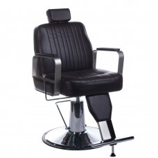 Профессиональное барберское кресло для парикмахерских и салонов красоты HOMER BH-31237, коричневое цвета