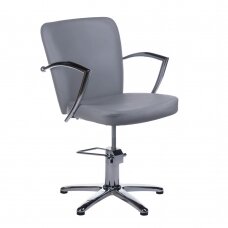 Профессиональное парикмахерское кресло LIVIO BH-8173, светло серого цвета