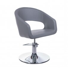 Professional hairdressing chair BH-8821, light grey color