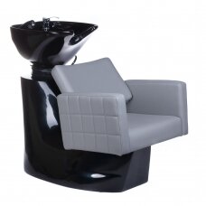Professional hairdresser sink for beauty salons Ernesto BM-32969, gray color