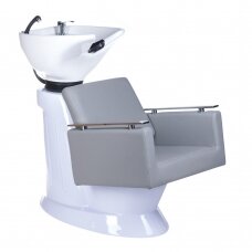 Professional sink for hairdressers MILO BH-8025, light gray color