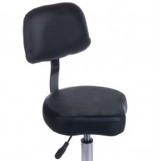 Профессиональное кресло-табурет для мастера и салонов красоты BH-7268, черного цвета