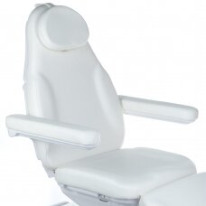 Professional electric bed-table for beauticians MODENA BD-8194, 3 motors, white color