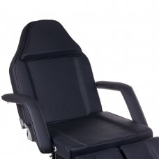 Professional mechanical pedicure bed -chair BW-263, black color